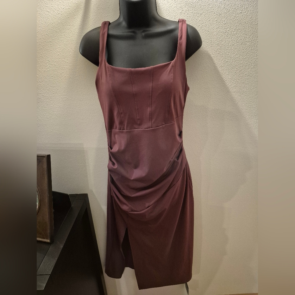 HALARA Wine Dress